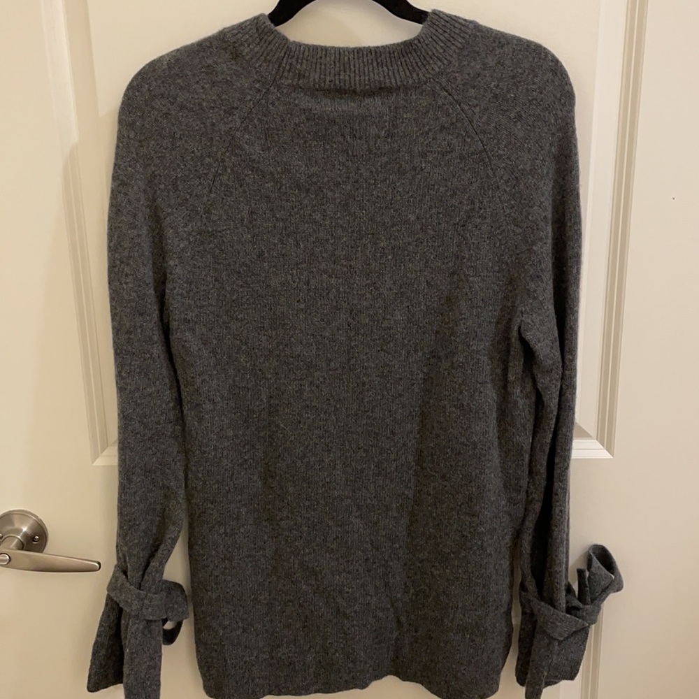 (2)* Ann Taylor Tie Sleeve Wool Sweaters size S